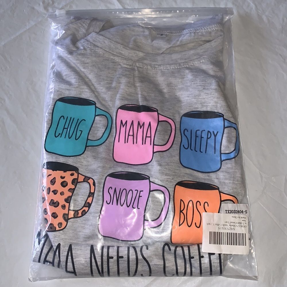 Women’s Graphic tee.”Mama Needs Coffee” size small - Picture 5 of 5